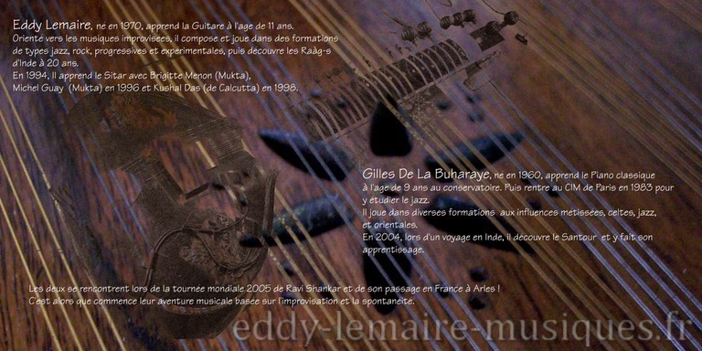 Eddy Lemaire Sitar Santour Gilles de la Buharaye